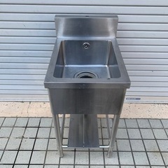 ⑩業務用ステンレスシンク　幅450mm 飲食店