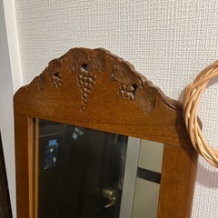 全身鏡　ミラー　アンティーク【近郊なら+500円で配達】の画像