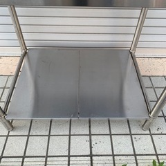 12 業務用ステンレス作業台　幅850 飲食店の画像