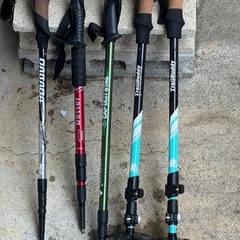 登山用ストック5本セット 現状品