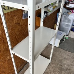 E1905   スチールラック　アルミラック　収納棚　美品　の画像
