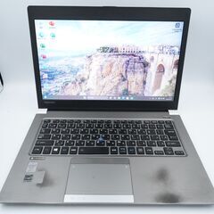 バッテリー良好◎オフィス付！東芝ノートPC 6世代i5 メモリ8GB 新品SSD バッテリー◎ 13.3 東芝 ノートPC Dynabook R634/K Core i5-4300U