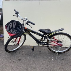 お取引中　子供用自転車　６段ギア付き　22インチ