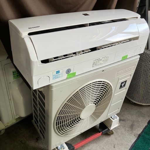 取付込、保証付、シャープ2021年2.2KW6畳用