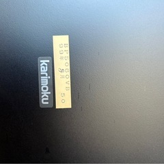 E2104   センターテーブル　ブビンガ天板　カリモク　カリモク家具　の画像