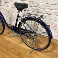  【大人用】整備済中古自転車 ブリヂストン 26型エコロ 青色 <自転車のオオムラ 静岡店>の画像