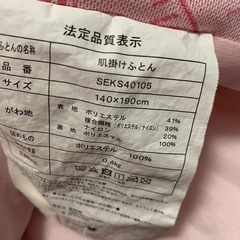 肌掛け布団 シングル ミッキーミニーの画像