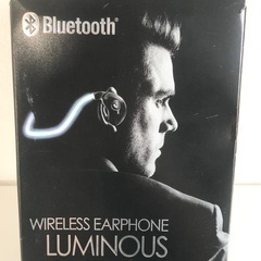 【未使用品】Bluetooth ブルートゥース ワイヤレスイヤホン ルミナス 通話可能 USB充電　の画像