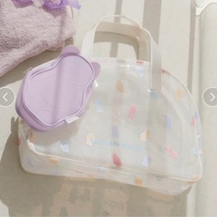定価6930円　ジェラートピケ　チューイーベア柄PVCプールバッグ