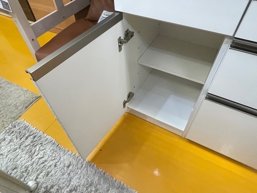 【リサイクルサービス八光】幅100.2㎝　古賀家具工業株式会社　リスボンシリーズ　キッチンカウンター