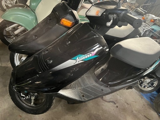 アドレス50 セルエンジン始動してました　ベース車両格安　早い者勝ち