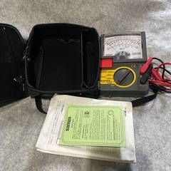 三和電気計器　絶縁抵抗計　小型3レンジ式アナログの画像
