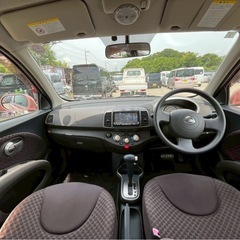 【支払総額12.8万円】激安普通車！税金もコミコミ！車検令和8年3月機関良好 内外装良好！マーチ12Sコレット 修復歴無し 即日納車okの画像