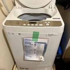 引取者済 洗濯機sharp  ES-GE6D