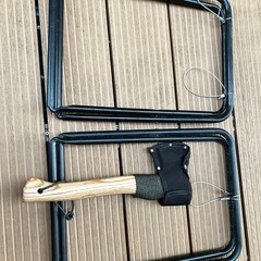 キャンプ薪割り斧､スタンド