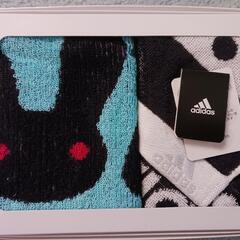 adidasスポーツバッグ+新品adidasタオルハンカチの画像