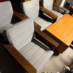 カリモク 1人用ソファ 5点セット
