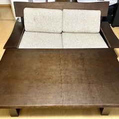 [取引者様決定済]ローテーブルとソファーセット