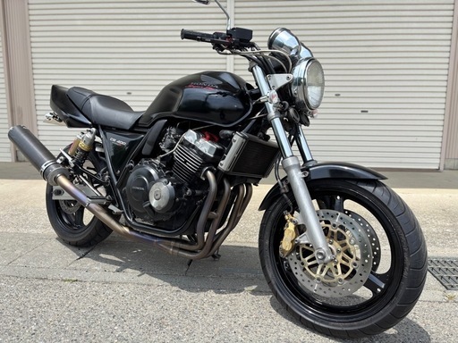 ⭐️車検付❗️CB400スーパーフォア.タイプS⭐️シート・プラグ4本・グリップ・ウインカー4個などなど新品で快調⭐️BEETフルエキマフラー快音です❗️400ccネイキッドオートバイ⭐️