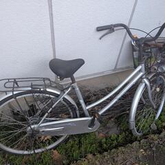 自転車　パンクしてます