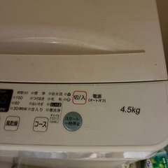 ハイセンス4.5kg洗濯機の画像