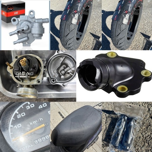 ⭐️アプリオタイプ2❗️快速2ストモデル⭐️前後タイヤ・バッテリ・シート・燃料ポンプなどなど新品交換済⭐️イロイロ整備で快調^_^50cc原付オートバイ⭐️ ⭐️アプリオタイプ2❗️快速2ストモデル⭐️前後タイヤ・バッテリ