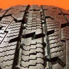 【TOYO GIZ 155/65R14】スタッドレス【スチールホイール 14インチ 4.5J4HPCD100】21年製 バリ溝 モコ タント アルト等　(KTM396)の画像