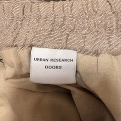 URBAN RESEARCH DOORS リネン フレアロングスカートの画像
