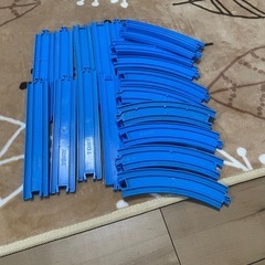 プラレール直線とカーブ