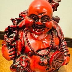 中国四大名石・寿山石　彫刻布袋様　台湾　七福神縁起物 オブジェイ...