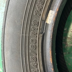 145/80R12 4本セット　2021年製