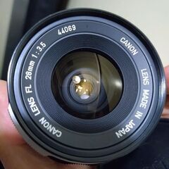 希少な名玉　良品　CANON FL 28mm F3.5の画像