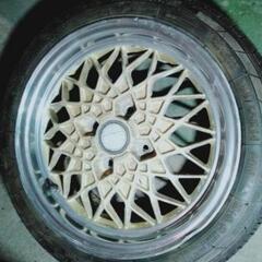 ホイールのみ　BBS 14インチ 4H PCD100 軽カスタム　スタンス　4本セット　6j 当時物の画像