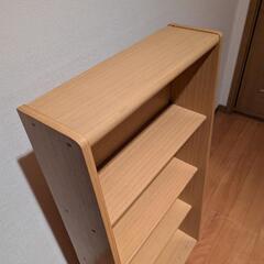 木製 本棚 シェルフ 棚 の画像