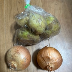 じゃがいも4つ&玉ねぎ2個