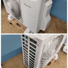 ☆Hisense セパレート形ルームエアコン 2023年製 HA-S40F2E3-W/HC-S40F2E3 おもに14畳の画像