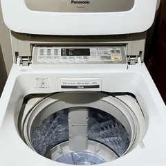 (送料無料) 2020年 美品 8kg 洗濯機 panasonic 布団洗濯可 エコナビで自動節電 ⑧の画像
