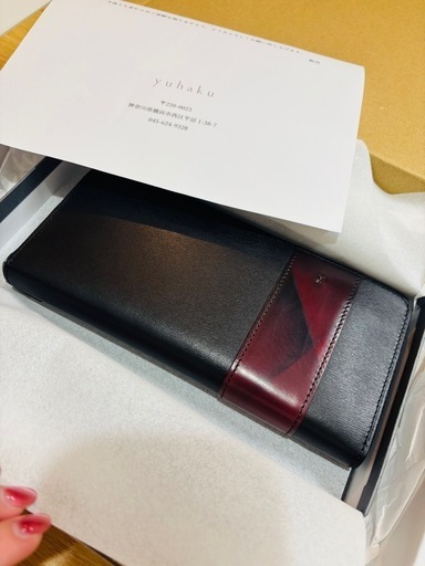 最終価格 新品未使用 yuhaku ユハク YSS114 ラウンドファスナー