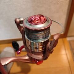 釣具 ピンク レディース 女性用 エギングロッド リール付