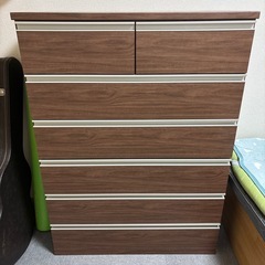 タンス　茶