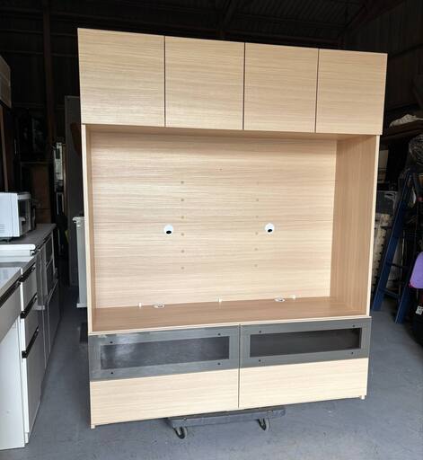 最高級 PAMOUNA ハイテレビボード、リビングボード、幅140cm Used Pamouna（パモウナ）テレビボード「WV-150」幅149.9cm 全5色