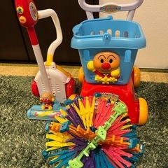 アンパンマン  ショッピングカート　掃除機 スフィアボール　