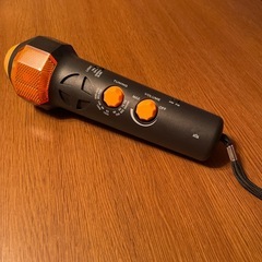 災害対策に！　ラジオ付懐中電灯