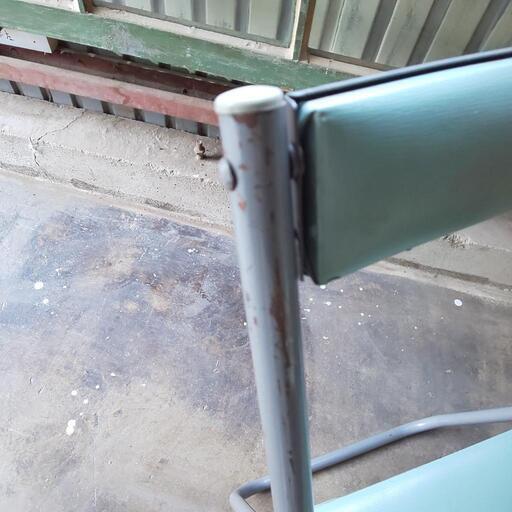 ヴィンテージチェア シャビー シック 鉄製 パイプ椅子 折りたたみ 椅子 東谷 チェア フォールディングチェア アメリカンヴィンテージ