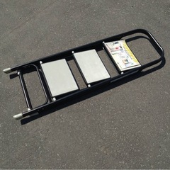 ● マツ六 コンビンデップ 住宅用踏台 KST-3BK 3段 折りたたみ ステップ台 踏み台 脚立  はしご 梯子 便利台 中古 ③の画像