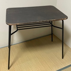 古家具・鉄脚テーブル