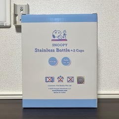 SNOOPY ステンレスボトル+2カップセットの画像