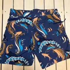 ①Patagonia 魚柄　ショートパンツ の画像
