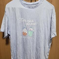 ユニクロ　ちいかわ×サンリオ シナモロール　半袖シャツシャツ　Mサイズ