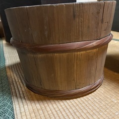 木桶　ガーデニングにカワイイ